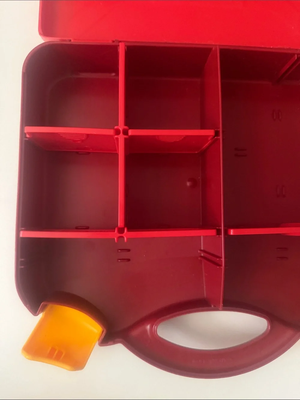 Lego Red Storage Case with Molded Logo